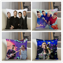 Musfe Coldplay-funda de almohada cuadrada personalizada, funda de almohada con cremallera, 35x35,40x40,45x45cm, envío directo 2024 - compra barato