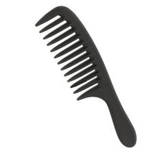Pente de cabelo encaracolado pente de cabelo anti-estático cabeça de flor de pêra de plástico grande-dente 2024 - compre barato