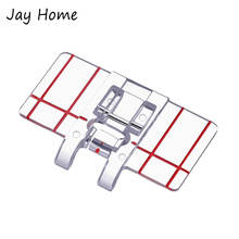 2/1pcs Top-Load Border Guide Foot Stitch Sewing Machine Presser Foot Fits All Low Shank Snap-On Home Sewing Machine 2024 - buy cheap