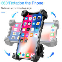 Soporte de teléfono móvil ajustable para bicicleta, soporte de teléfono para motocicleta de 4 a 7 pulgadas, para iPhone X, XR, Xs, Max, Samsung S8, S9 2024 - compra barato