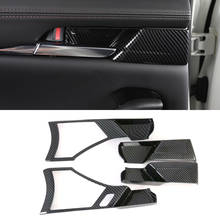 For Mazda 3 M3 Axela 2019 2020 ABS Carbon Fiber Interior Car Door Handle Bowl Frame 4pcs Car-Styling Accessories 2024 - buy cheap