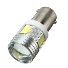 Lâmpada de luz para parte traseira de automóvel, 12v, smd, branca, 6000k-6500k, 5730, t4w, ba9s, 5630 lm, 1.2w, dropshipping 2024 - compre barato