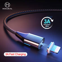 3A Magnetic charge Cable For iPhone XS X XR 7 Fast charge usb c cable For Samsung s9 charger charging wire phone charging cord 2024 - buy cheap