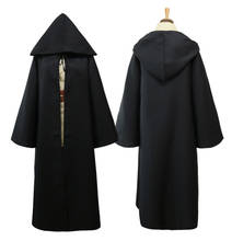 Jedi cavaleiro cosplay traje manto com capuz robe halloween festa de natal carnaval traje 2024 - compre barato