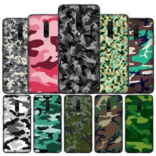 Capa de silicone camuflada verde militar t16, para oneplus 7 7t pro 6t 6 5t 5 2024 - compre barato