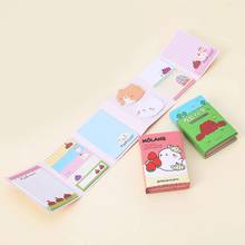 Cartoon Animals 6 Folding Memo Pad Sticky Notes Bookmark Stationery Notepad Cute 2024 - buy cheap