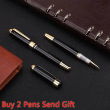Bolígrafo De Metal de lujo para hombres de negocios, alta calidad, oficina, ejecutivo, escritura rápida, regalo, comprar 2 bolígrafos, enviar regalo 2024 - compra barato