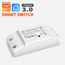 Aplicación inteligente Tuya ZigBee 3,0, puerta de enlace de casa inteligente inalámbrica, interruptor de relé de 16A, interruptor de encendido/apagado, funciona con Google Home y Alexa 2024 - compra barato