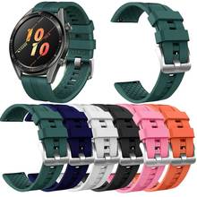 Pulseira de silicone para huawei watch gt2 46mm, pulseira de reposição para relógio inteligente #921 2024 - compre barato