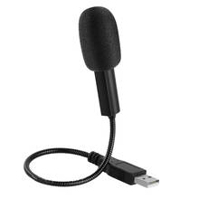 Wired Flexible Condenser Voice Recording System Laptop Computer USB Speakers Microphone Mini Studio Audio Mic 2024 - buy cheap