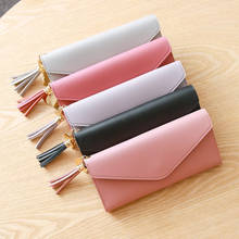 Women's Purse Long Small Portable Wallet Card Bag Coin Pocket Multi-function Women Bag Free Shipping 2024 - buy cheap