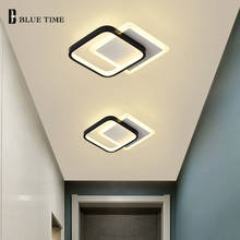 Luminárias de teto modernas led redondas e quadradas, para sala de estar, quarto, cozinha, corredor, casa de acrílico 2024 - compre barato