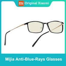 Xiaomi Mijia-Gafas de cristal antirayos azules para hombre y mujer, Protector ocular UV 40%, para jugar Teléfono/ordenador/juego, originales 2024 - compra barato