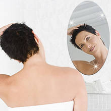 27*42 см Овальный Акрил зеркало акриловые наклейки на стены самоклеющиеся ванная комната гостиная Стикеры для украшения дома плакаты 2024 - купить недорого