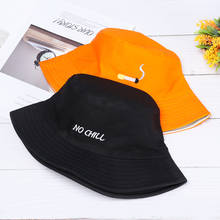 New Fashion Cigarette Embroidery Bucket Hat for Men Women Hip Hop Fisherman Hat Adult Panama Bob Hat Summer Lovers Flat Hat 2024 - buy cheap