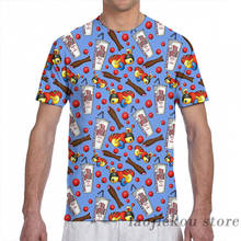 Мужская футболка с принтом «My Favourite Things Kiwiana» (синий), модная футболка для девочек, топы для мальчиков, футболки с короткими рукавами 2024 - купить недорого