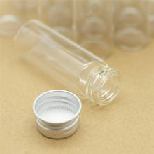 24 pieces 22*60mm 12ml DIY Tiny Glass Vial Bottle Silver Screw Cap Mini Test Tube Jar Spices Small Jars Container 2024 - buy cheap