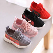 Toddler Boy Shoes Spring/Autumn Boys Sports Shoes Soft Bottom Breathable Flying Woven Children's Shoes Girls Casual Shoes 2024 - buy cheap