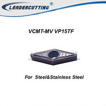 VCMT110304/VCMT110308 VP15TF * 10 Uds. Insertos de carburo originales, cuchilla de corte para SVJCR/SVVCN, puntas de corte de acero y acero inoxidable 2024 - compra barato