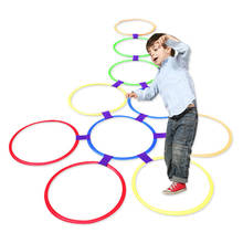 Conjunto de anel de treliça escocês, anel de brinquedo multicolorido para jogos em casa ou ao ar livre 2024 - compre barato