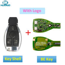 Пульт XHORSE VVDI BE Key Pro, пульт дистанционного управления для Benz V1.5, улучшенная версия чипа ключа от блока управления, смарт-ключ с логотипом и возможностью обмена MB BGA 2024 - купить недорого
