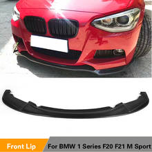 Carbon Fiber / FRP Front Bumper Lip Splitters Spoiler for BMW 1 Series F20 F21 M135i M Sport Base Hatchback 2011 - 2014 2024 - buy cheap