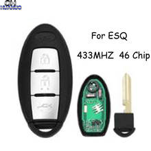 New Smart Remote Key Fob 3 Button 433MHZ 46 Chip for Infiniti ESQ With Uncut Blade 2024 - buy cheap