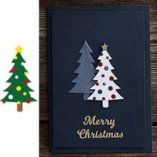 Árvore de natal corte de metal dados para scrapbooking e cartão que faz o ofício 2019 novos cortes 2024 - compre barato