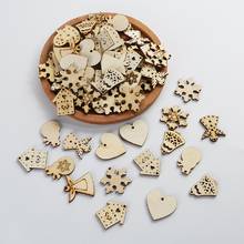 50 Pieces Assorted Blank Wood Hollow Cut Shape Plaque Cutout Slices Embellishments for Kids DIY Craft Card Making Supplies 2024 - buy cheap