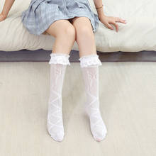 Japanese Bow Lolita Student Socks Lace Socks Lolita Korean Socks Girl Anime Cosplay Stockings Lolita Pantyhose 2024 - buy cheap