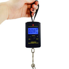 40kg 20g mini Portable digital Fishing Scale Travel luggage Weighting Steelyard Hanging Electronic Hook Scale 2024 - buy cheap