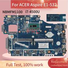 Laptop motherboard For ACER Aspire E1-532 i7-4500U Notebook Mainboard LA-9532P SR16Z DDR3 2024 - buy cheap