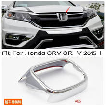 Lapetus Front Middle Grille Grill Emblem LOGO Frame Cover Trim 1 pcs / Auto Accessories Fit For Honda CRV CR-V 2015 2016 ABS 2024 - buy cheap