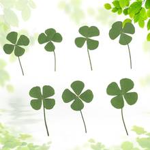 ANGELADY 10Pcs Dried Leaf Clover UV Resin Decor Nail Art Epoxy Mold DIY Filling for Jewelry Pendant Making 2024 - buy cheap