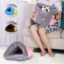 Soft Dog Cat Bed House Warm Pet Bed Cave Tent Winter Sleeping Pet Pad Nest for Small Dogs Cat Kitten Puppy Cats Products 2024 - buy cheap