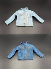 1/6 Scale Female Clothes Denim Jacket Coat fit For 12'' Inch Hottoys HT Female Figure Body 2024 - buy cheap