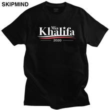2020 Mia Khalifa For President T Shirt Male Soft Cotton Sexy Star Tee Tops Casual T-shirt Short-Sleeve Fashion Tshirt Gift Idea 2024 - buy cheap