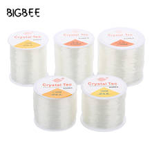 100M/Roll Plastic Crystal DIY Beading Stretch Cords High Elastic Line Jewelry Making Necklace Bracelet Accessories Wholesale 2024 - buy cheap