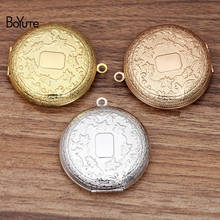 BoYuTe (2 Pieces/Lot) 50*13MM Big Round Metal Brass Floating Photo Locket Factory Direct Wholesale Diy Photo Locket Pendant 2024 - buy cheap