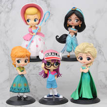 Disney Q Posket Bo Peep Анна Айша арале Оригинальные фигурки принцесс Замороженные Игрушки Куклы Коллекция фигурок из ПВХ игрушки для детей 2024 - купить недорого