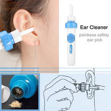 Earpick Electric Ear Wax Pick Cleaner Remover Ear Spoon Suit Painless Vacuum Ear Tools Set Spiral Ear-Cleaning Device 2024 - buy cheap