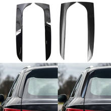 Spoiler lateral para janelas traseiras, 1 par de plástico de textura de fibra de carbono brilhante para audi a4 b8 allroad avant 2005-2012, plástico 2024 - compre barato