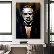 Godfather Abstract Movie Posters Canvas Painting Cuadros Posters Prints Wall Art for Living Room Home Decor (No Frame) 2024 - buy cheap