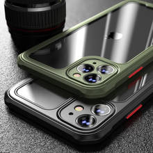 Armor Bumper Anti Shock Silicon Phone Case For iPhone 13 12 11 Pro Max XR XS Max X 8 7 Plus Transparent Shockproof Airbag cover 2024 - купить недорого