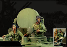 1/35 Vietnam Tankers(3 Figures) Resin Figure Building Kit 2024 - buy cheap