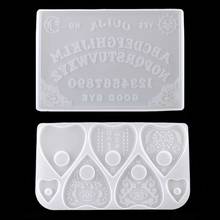 Moldes de resina para impresora ouija-board, juego de mesa gótico, de silicona, fabricación de jabón, 2 uds. 2024 - compra barato