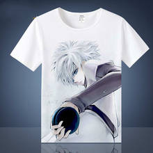 Anime Hunter x Hunter Cosplay T Shirt Gon Freecss Killua Zoldyck Cartoon Print Summer T-Shirt Short Sleeves Top Tee Costume 2024 - buy cheap