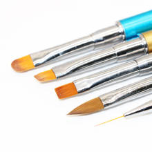 Кисть Стразы для ногтей ручка для рисования УФ-гель ручка для маникюра кисть для дизайна ногтей градиентная ручка для рисования акриловый гель ручка для наращивания 2022 - купить недорого