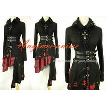 fondcosplay Gothic Lolita Punk Fashion black cotton Dress Cosplay Costume Tailor-made[CK349] 2024 - buy cheap