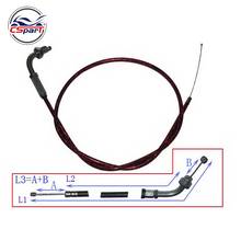 110CM 43.3 Inch Red Curve Throttle cable 110CC 125CC 140CC 150CC Dirt Pit Bike ATV Quad Parts 2024 - buy cheap